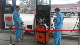 天津加油站油气收受接管检测